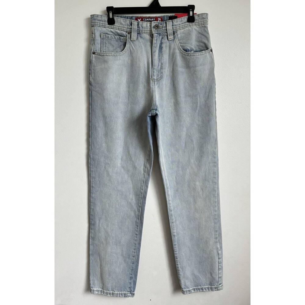 Company 81 Baggy Loose Straight Jeans Size 30 Light Wash Y2K NWT